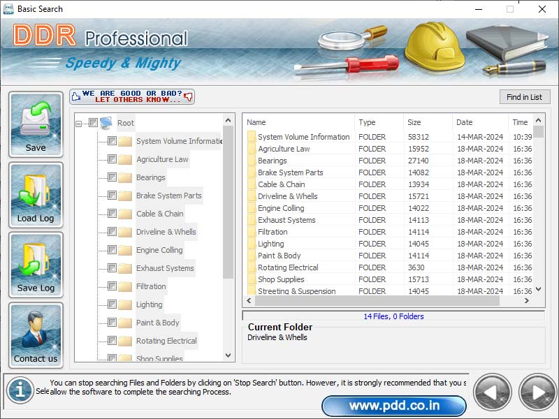 Vista Partition Files Recovery Software screen shot